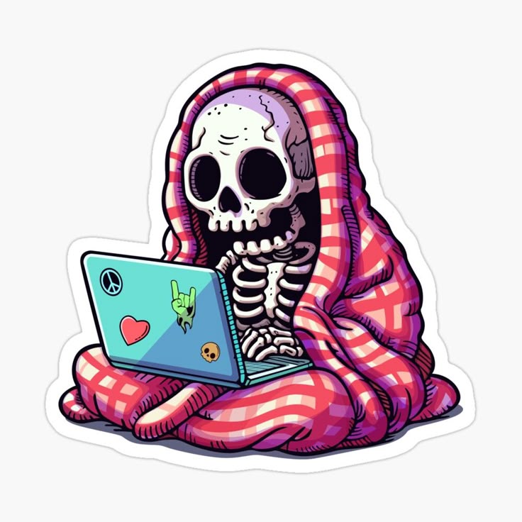 The Cold Night Laptop Sticker Main image