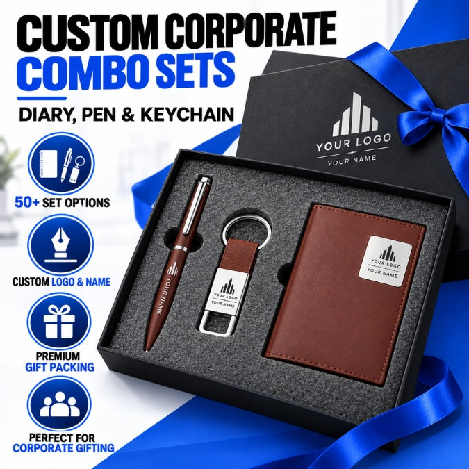 Customised Diary Set  - Corporate Gifting & Bulk Order Catalog - WrapCart Main image