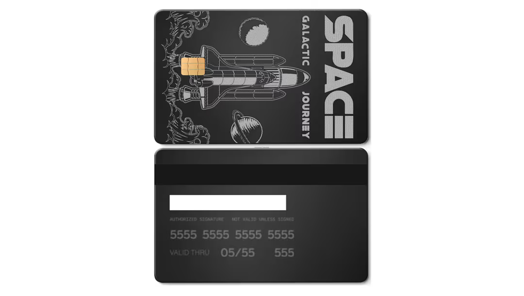 Space Metal Card Secondary image