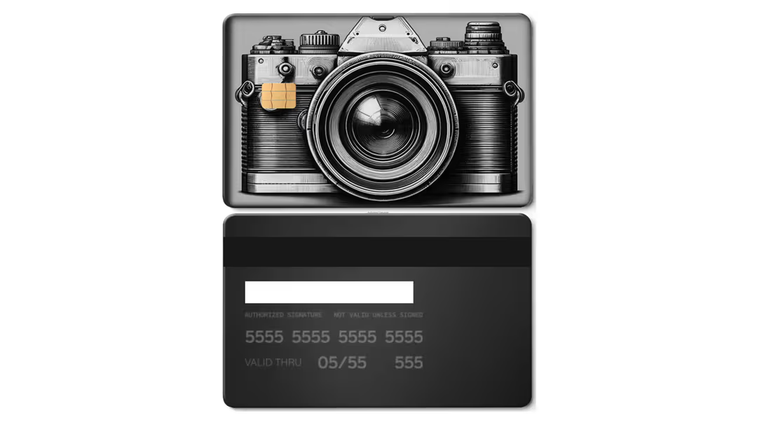 Camera Click Metal Card Secondary image