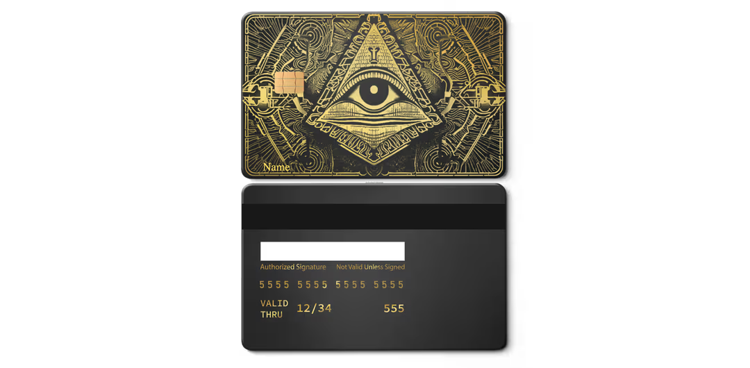 Illuminati Metal Card Secondary image