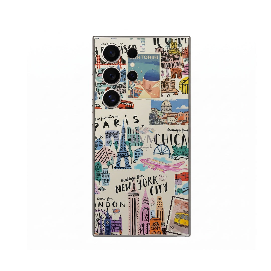 Transparent Cities Mobile Skin