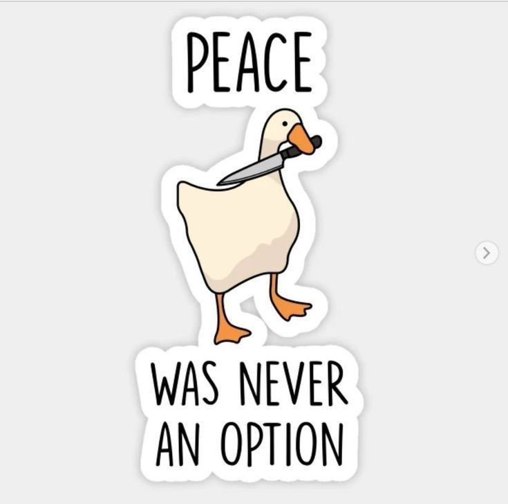 No Peace Laptop Sticker Main image