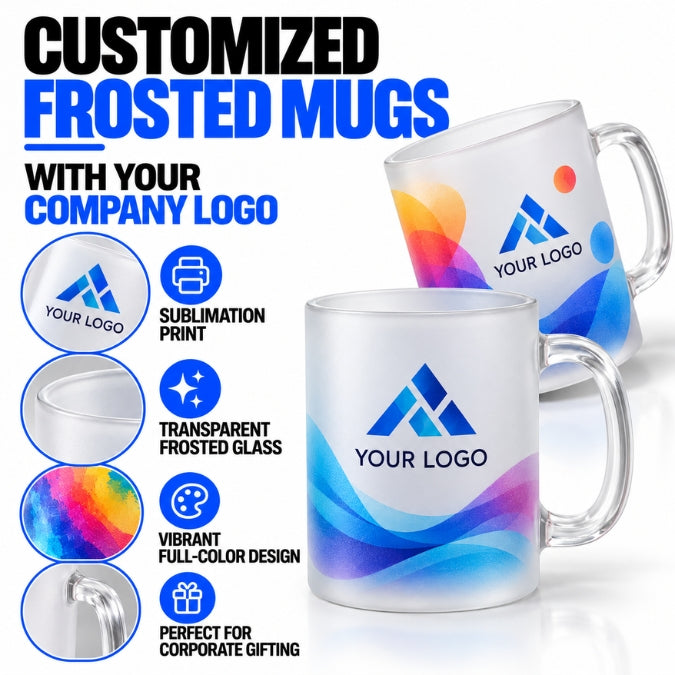 Customised Frosted Mug - Corporate Gifting & Bulk Order Catalog - WrapCart Main image