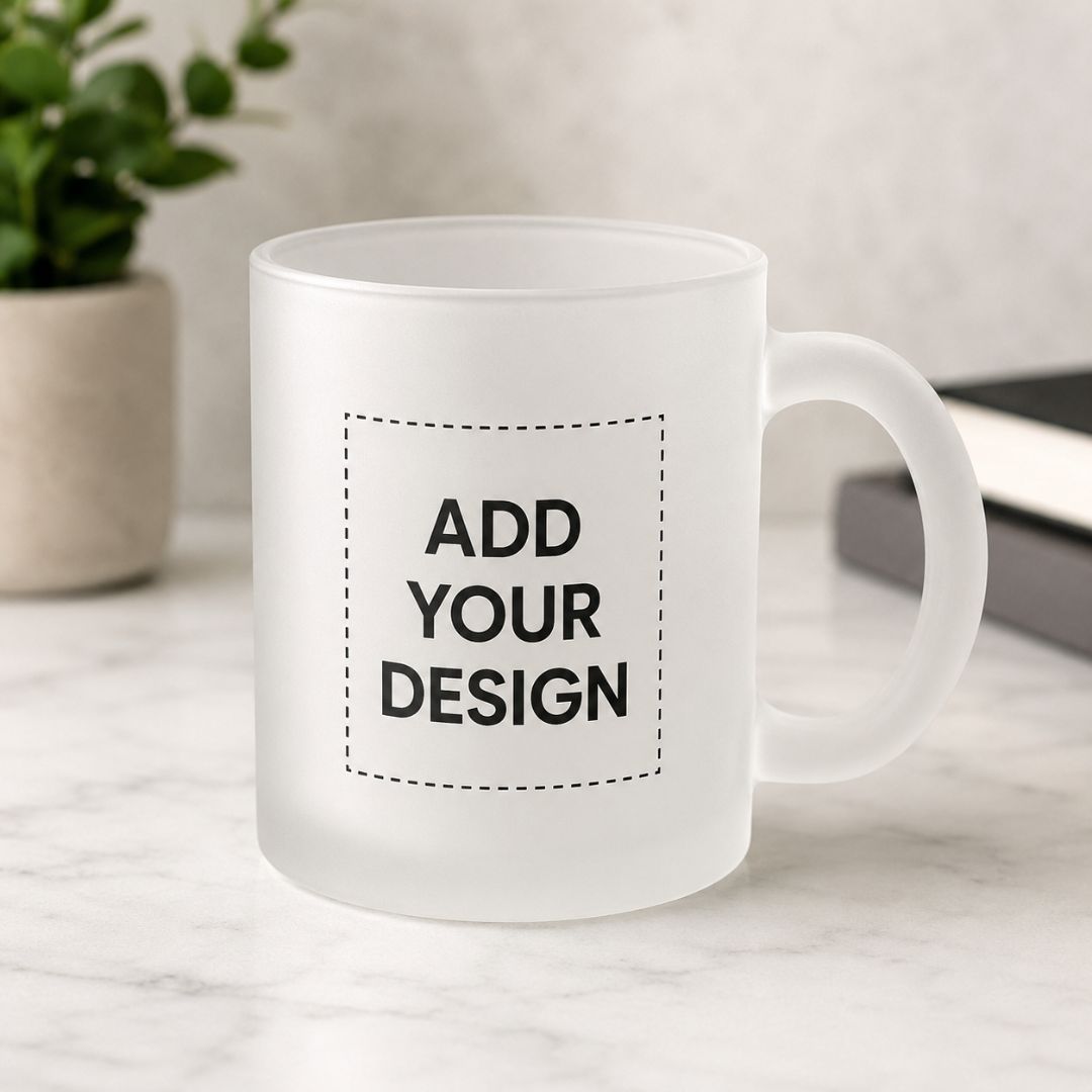 Frosted Printed Mug