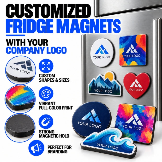 Customised Fridge Magnets - Corporate Gifting & Bulk Order Catalog - WrapCart Main image