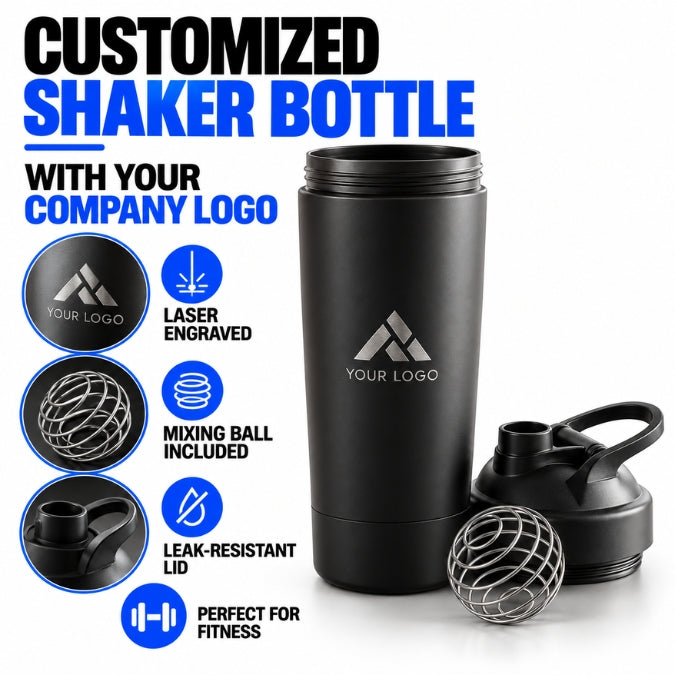 Customised Gym Shakers - Corporate Gifting & Bulk Order Catalog - WrapCart Main image
