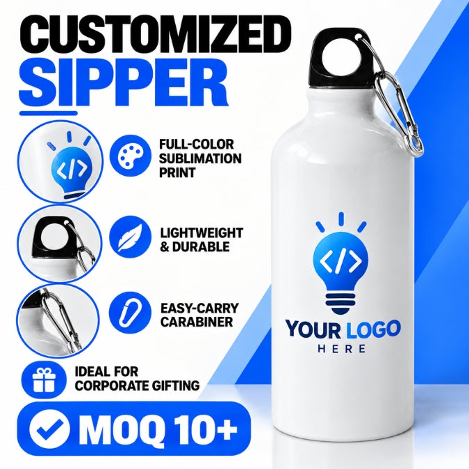 Customised Sipper Bottles - Corporate Gifting & Bulk Order Catalog - WrapCart Main image