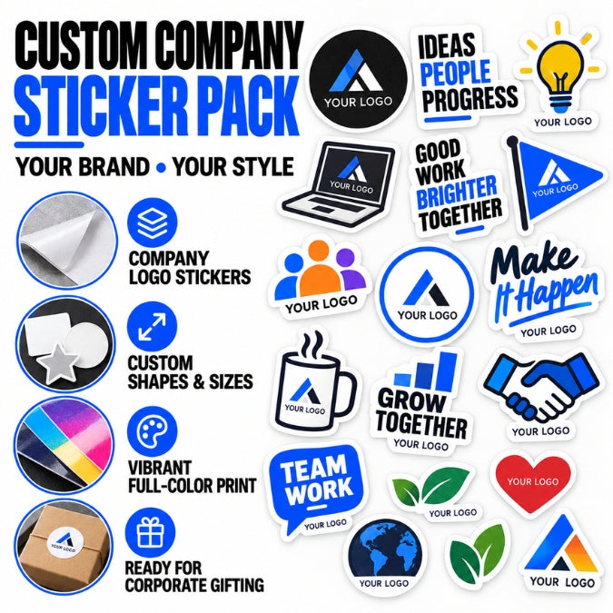 Customised Stickers - Corporate Gifting & Bulk Order Catalog - WrapCart Main image