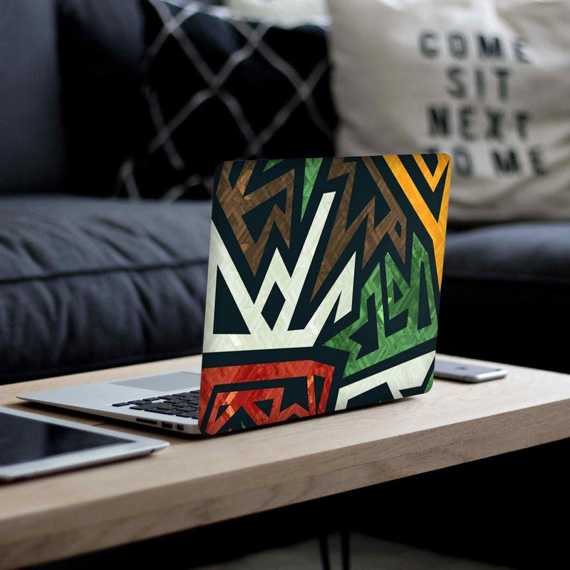 Aztec Abstract Laptop Skins Secondary image