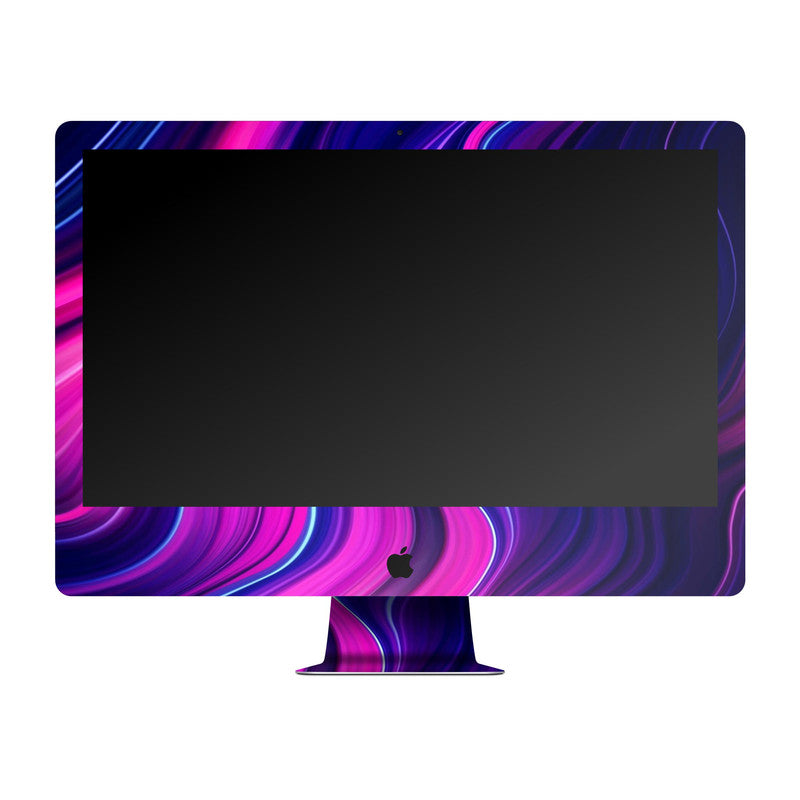 Aesthetic Purple Apple iMac Skin Main image