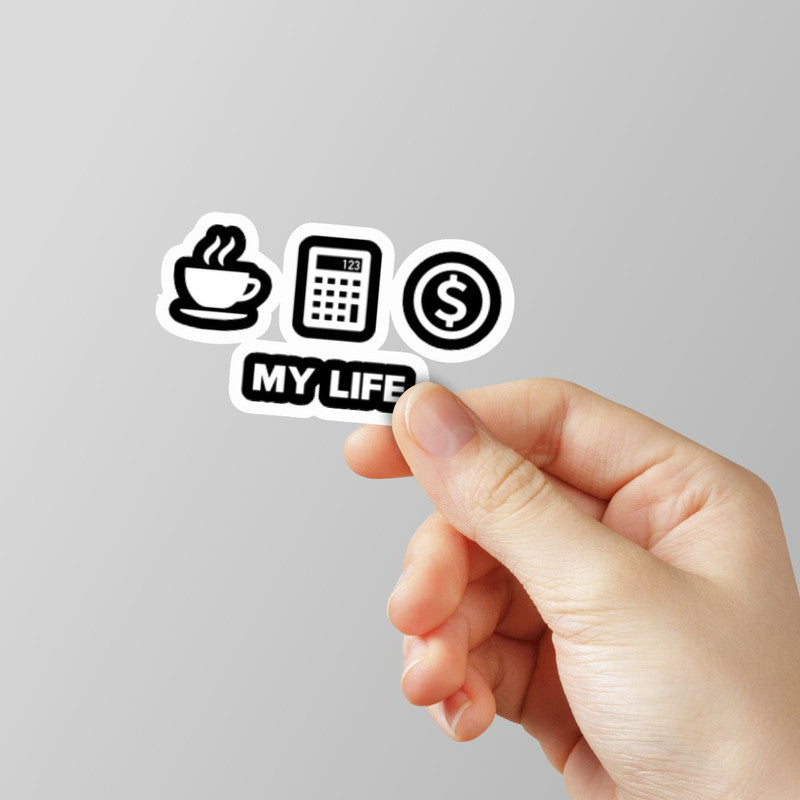My Life Laptop Sticker Main image
