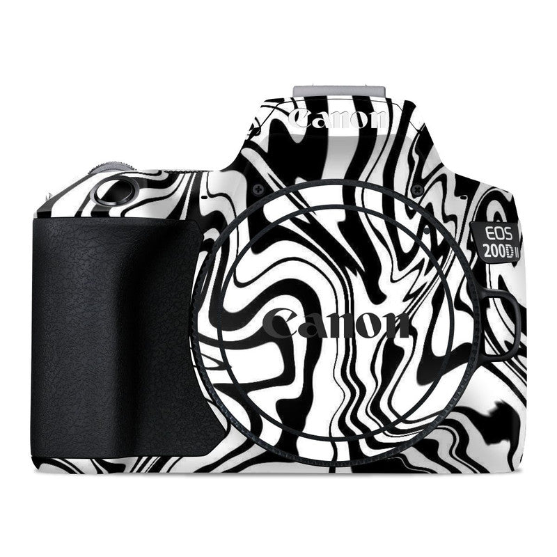 Zebra Swirl Camera Skins Secondary image