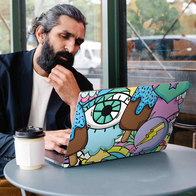 Eyece Cream Laptop Skins Secondary image