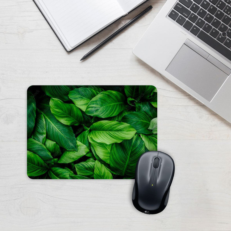Green Leaves Mouse Pad Secondary image