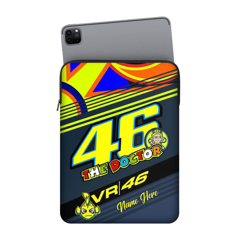 VR46 Custom Name iPad Sleeve Main image