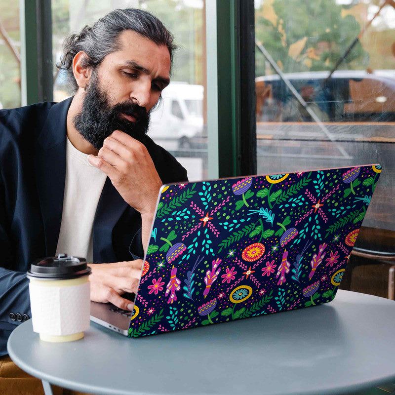 Floral Art 1 Laptop Skins Secondary image