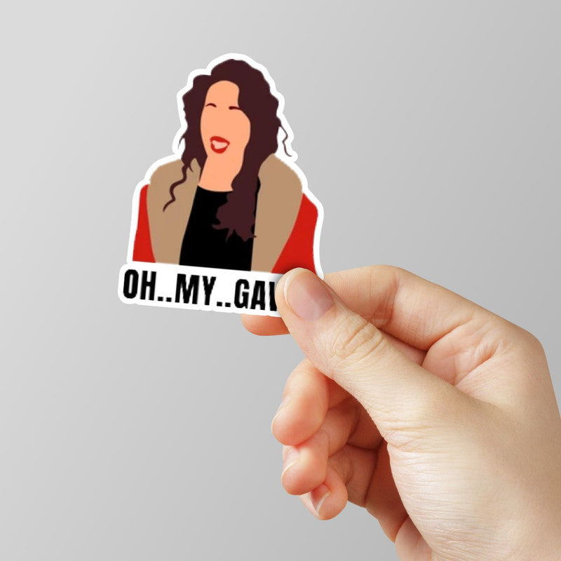 Oh My Gowd Laptop Sticker