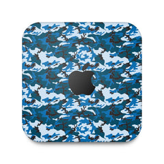Blue Camo Apple Mac Mini Skin