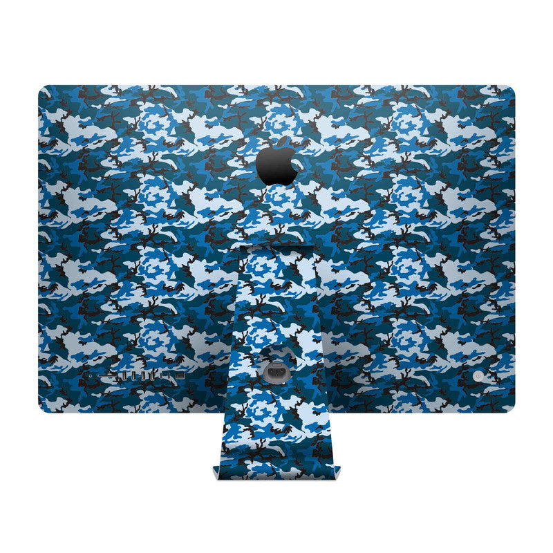 Blue Camo Skin For Apple iMac Secondary image