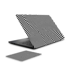 psychedellic-5-laptop-skin-and-mouse-pad-combo WrapCart India