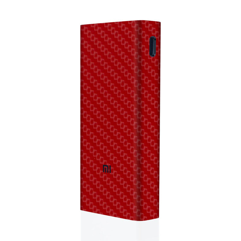 red-carbon-mi-power-bank-skins Main image