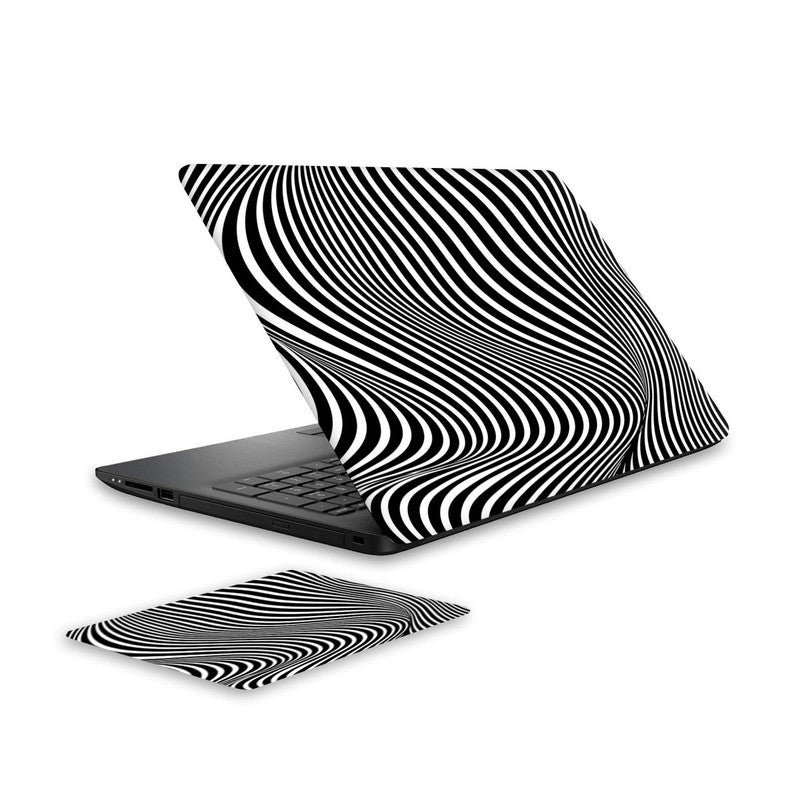 psychedellic-6-laptop-skin-and-mouse-pad-combo WrapCart India Main image