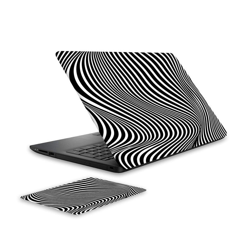 psychedellic-6-laptop-skin-and-mouse-pad-combo WrapCart India