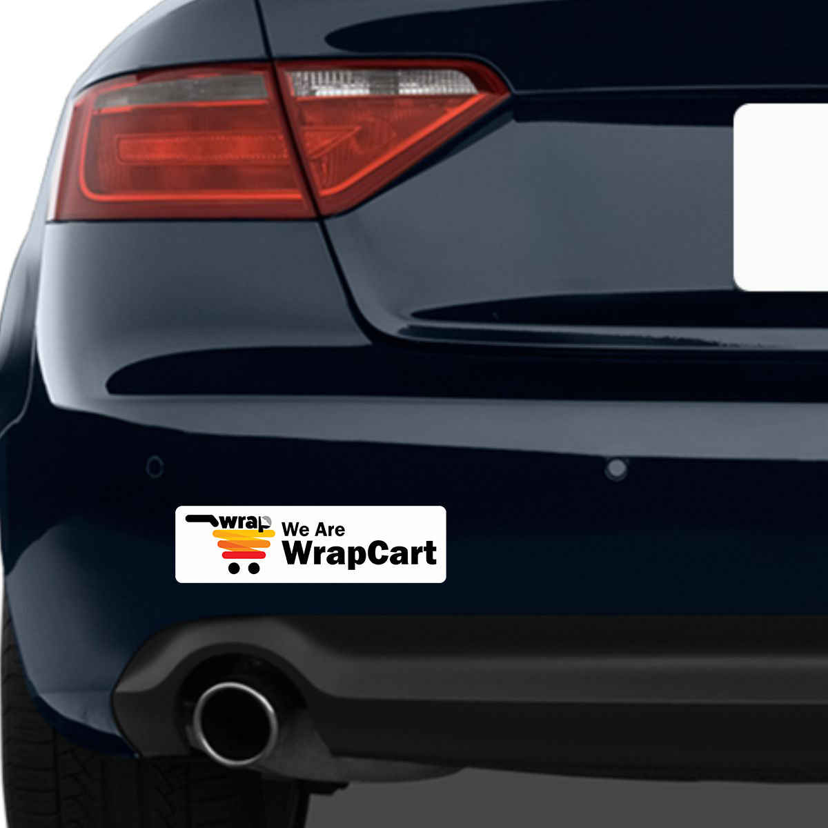 We Are Wrapcart Car Bumper Sticker Secondary image