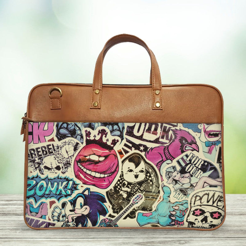 Vintage Punk Classic Laptop Bag Main image