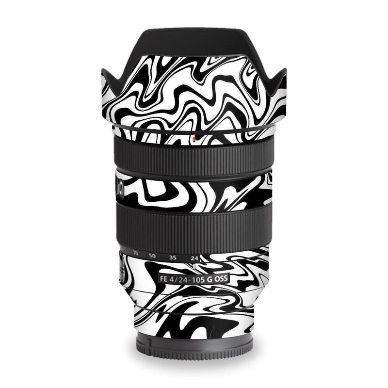 Zebra Swirl Lens Skins Secondary image
