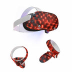 Matrix Orange Skin For Meta Oculus Quest 3 VR