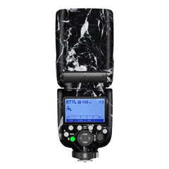 Black Marble Camera Flash Skin