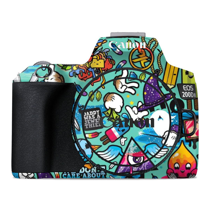 Blue Abstract Camera Skins Secondary image