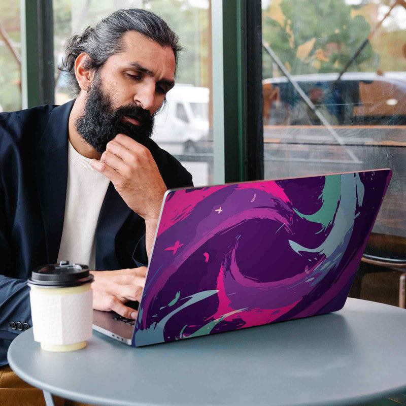 Printed laptop skins, custom laptop skins, textured laptop skins. Laptop skins India. laptop wraps in India. Laptop skins at low rates on India. 3m laptop vinyl skin. 3M laptop skins. Laptop skins for girls and laptop skins for gamers. Main image