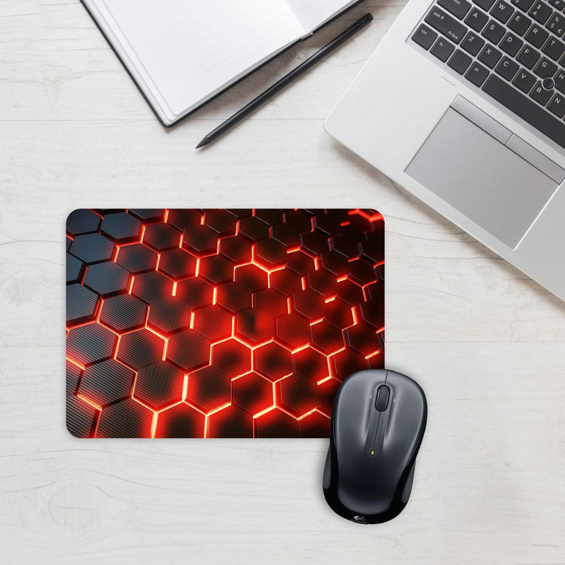 Matrix Orange Mouse Pad Secondary image