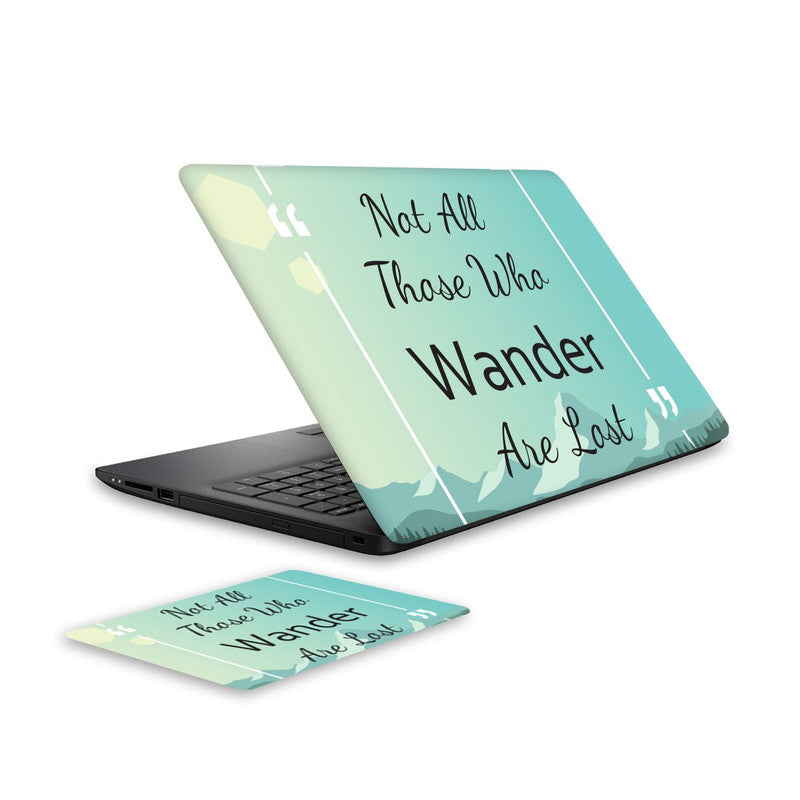 wander-laptop-skin-and-mouse-pad-combo WrapCart India