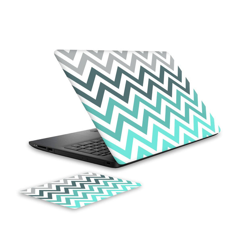 wave-stripes-1-laptop-skin-and-mouse-pad-combo WrapCart India