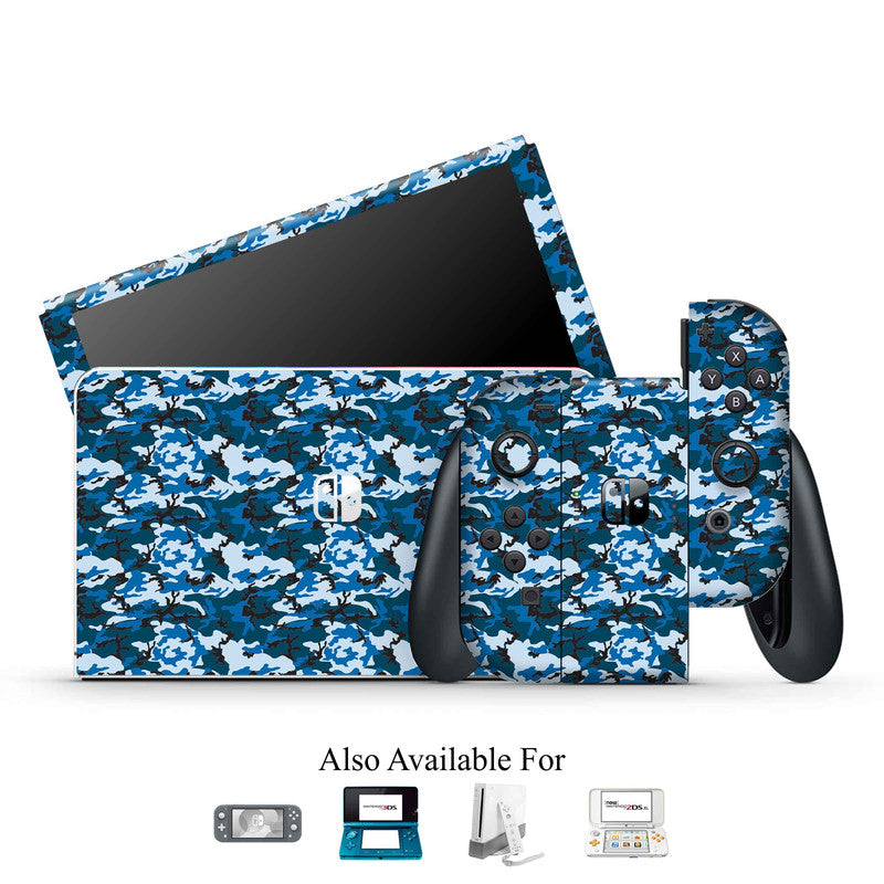 Blue Camo Nintendo Skin Main image