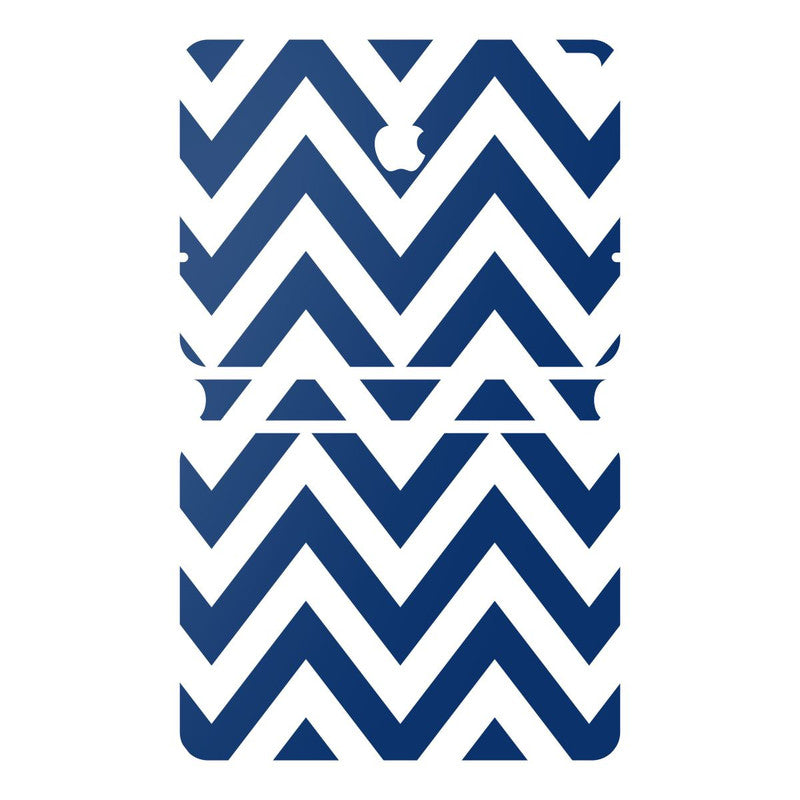 iPad Magic Keyboard Blue Stripes Skin