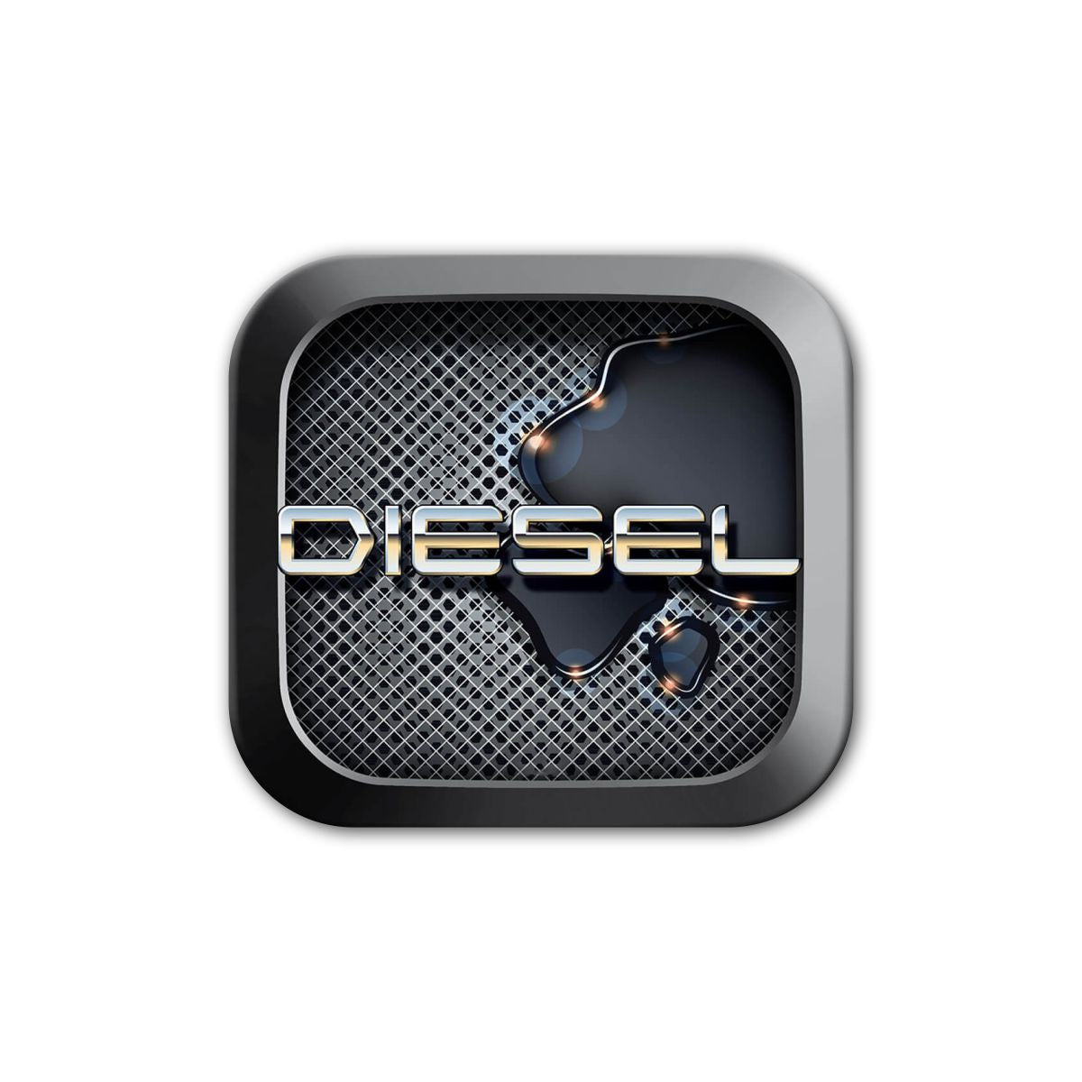 Diesel #3 Car Fuel Tank Decal Secondary image