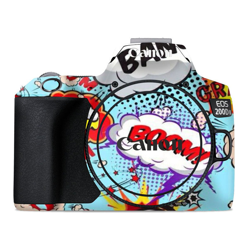 Boom Blue Abstract Camera Skins Secondary image
