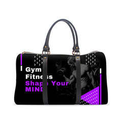 Abstract Art Floral Duffle Bag