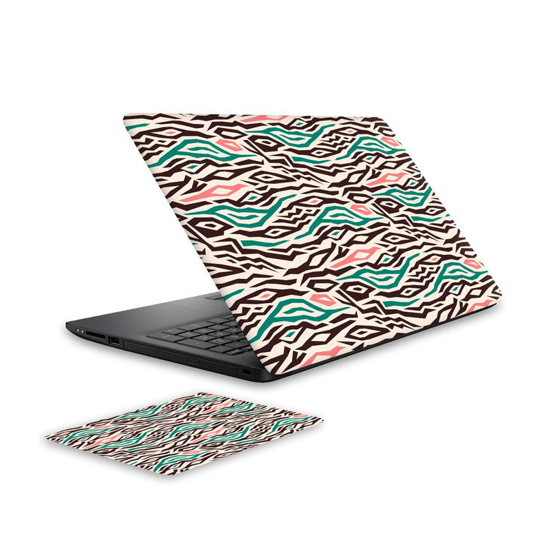 wild-1-laptop-skin-and-mouse-pad-combo WrapCart India