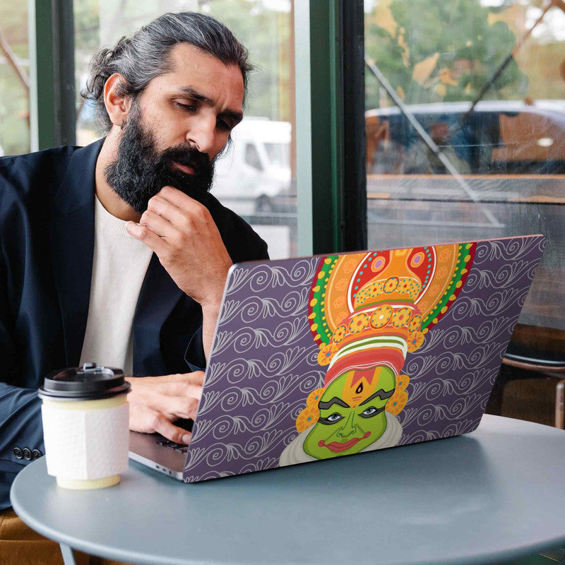 Kathakali Pacha Vesham Laptop Skins Secondary image