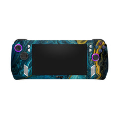 Blue Gold Marble 2 ROG Ally Skin