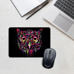 Colour Owl Mouse Pad