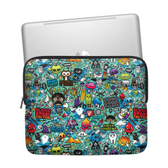 Blue Abstract Laptop Sleeve