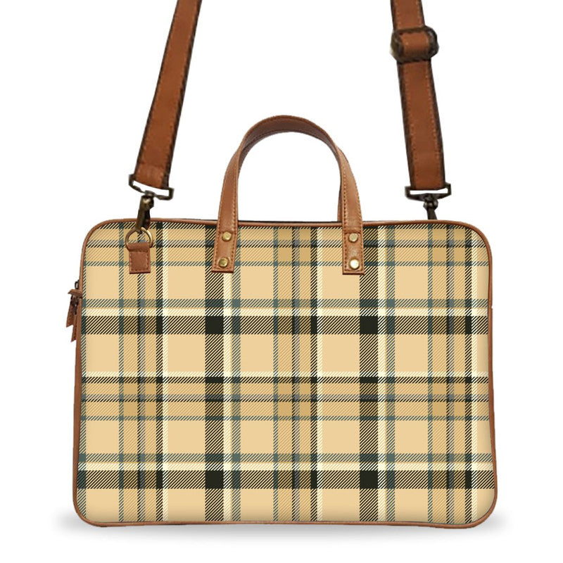 Check Pattern 1 Deluxe Laptop Bag