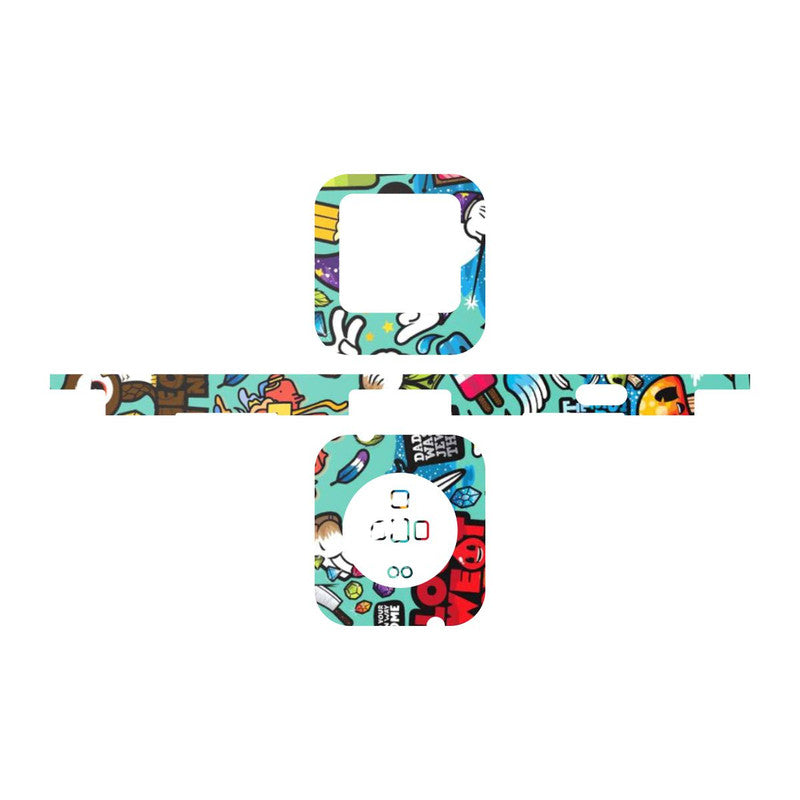 Blue Abstract Realme Watch Skin Main image